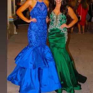 Royal Blue Sherri Hill Evening Gown